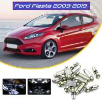 Ford Fiesta (MK6) เซ็ตหลอดไฟ​ภายใน LED​ สว่าง ติดตั้งง่าย รับประกัน 1ปี ไฟเพดาน ส่องแผนที่ ประตู ขาว น้ำเงิน ส้ม 6000K