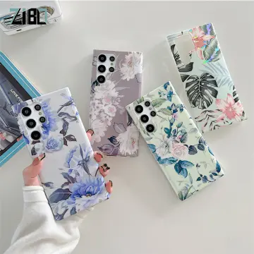 Luxury Phone Cases Samsung Galaxy S22 Ultra - Luxury Flower Cover