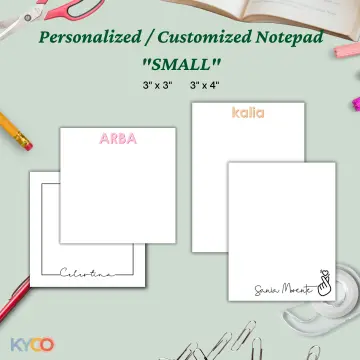 Personalized Sticky Notes