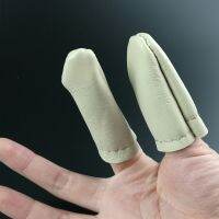 Hot Sale 5 Pasang Thumb Index Pelindung Jari Kulit Jarum Felting Thimble Penjaga Kerajinan Tangan Bordir Alat Jahit