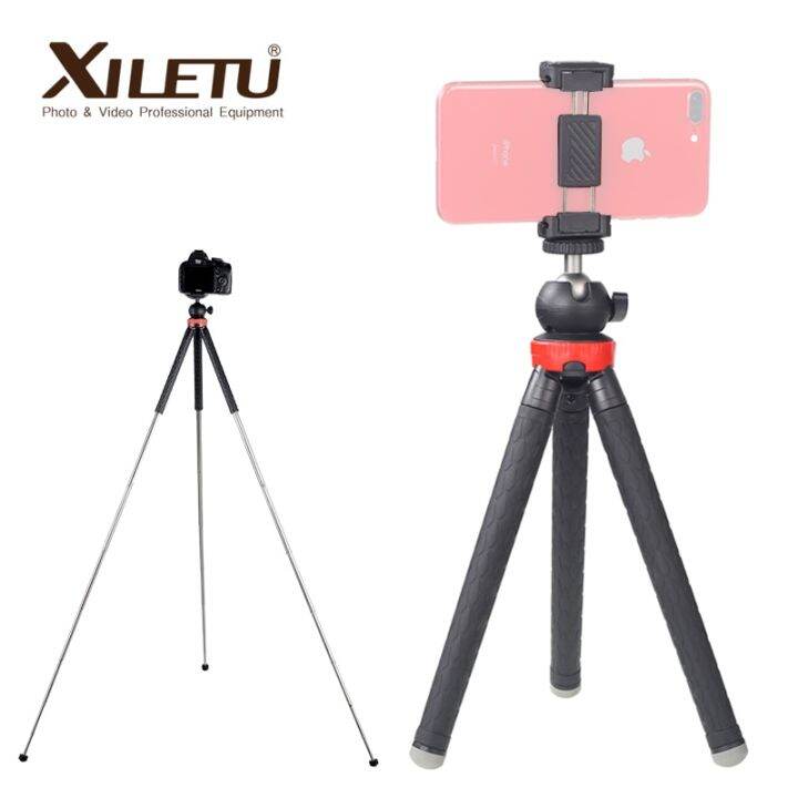 xiletu-xs-110-portable-tripod-stand-travel-outdoor-live-selfie-stick-tripod-w-bluetooth-remote-control-for-slrs-gopro-smartphone