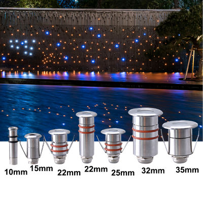 IP67 Waterproof Min LED Underground Lamp Outdoor Ground Garden Light Terrace Path Floor Buried Landscape LightDC12V