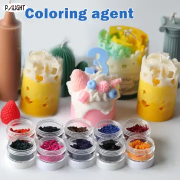 10 Color DIY Candle Wax Pigment Colorant Soy Candle Wax Pigment Dye for  Making 10 Color DIY Soy Candle Wax Candle Colorant Pigment Pigment Dye for  Making Scented Candle Brown 