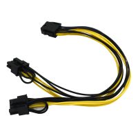 8Pin to 2x8Pin(6+2) Graphic Card for Miner Double PCI-E PCIe 8Pin Power Supply Splitter Cable Cord 21cm