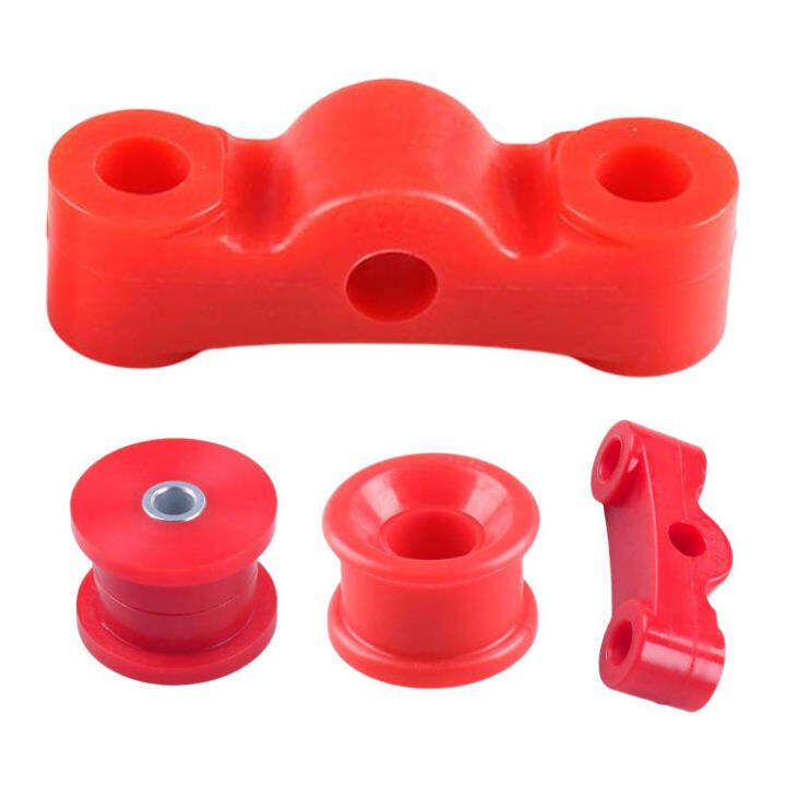 Red Manual Transmission Shifter Stabilizer Bushing Kit Fits for Honda