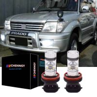 สำหรับ TOYOTA LAND CRUISER PRADO 90 1996-2003- 2x ไฟ Led แบบสว่างไฟตัดหมอกหลอดไฟ HB4สีขาว6000K ชุดโคมไฟอุปกรณ์เสริม