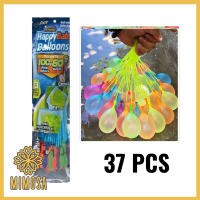 MIMOSA ลูกโป่งน้ำ 37 ลูก water balloon happy baby  ลูกโป่งน้ำสีสันสดใส ถูกที่สุด