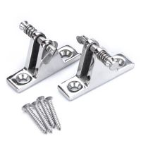 (2 PC) Boat  Bimini Parts Accessories Marine 316 Stainless Steel   Top Deck Hinge Mount Fitting Marine Hardware yacht Accessories