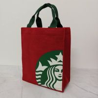 กระเป๋าสตาร์บัคส์​ Starbucks Tote Bag สีแดง (แบรนด์แท้)