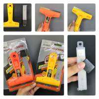 PORTABLE SCRAPER ที่ขูดลอกสี เซาะสี และคราบสกปรก คราบสติีกเกอร์ คราบกาว และคราว ต่าง ๆ ที่ติดพื้น ผิวเรียบ พร้อมใบสำรอง 4 ใบ ถอดเปลี่ยนได้ ง่าย