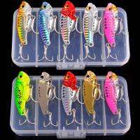 【hot】☑ Aorace 5pcs/box Metal VIB 3/7/10/15/20g Fishing Vibration Hard Baits Crankbait Wobbler Swimbait Cicada Tackle