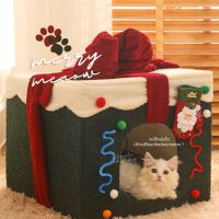 JIPATACHOBSHOP | merry meaow ??✨ บ้านแมว บ้านหมา บ้านสัตว์ คริสมาสต์