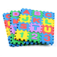 202136pcs Foam Carpet Cartoon Letter Digital Puzzle Baby Crawling Mat