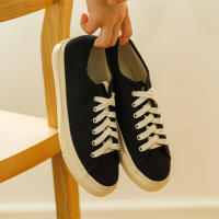 BIKK - รองเท้าผ้าใบ รุ่น "Moon" Black Size 36-45 / รองเท้าผ้าใบผู้หญิง / รองเท้าผ้าใบผู้ชาย / รองเท้ากีฬา Sneaker