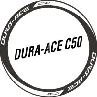 ชุดสองล้อสติกเกอร์สำหรับ Dura Ace C50ดาสติกเกอร์กันน้ำสำหรับจักรยานเสือหมอบสติกเกอร์ติดจักรยานปั่นจักรยานแข่ง