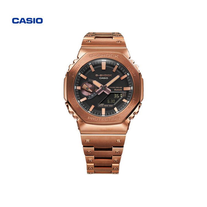 casio-gm-b2100โลหะแปดเหลี่ยมนาฬิกากีฬา-g-shock-casio