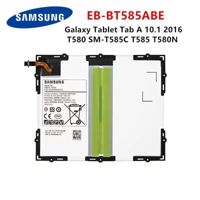 แบตเตอรี่ เดิม Samsung Galaxy Tab A 10.1 2016 T580 T585 T580N SM-T585C EB-BT585ABE 7300mAh พร้อมชุดถอด+แผ่นกาวติดแบต 3 เดือน ต้นฉบับ