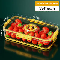 JOYBOS PET Refrigerator Food Storage Containers Kitchen Separate Freezer Seal Bin for Vegetable Fruit Meat Fresh Box Organizer