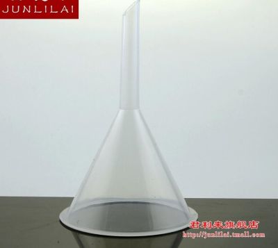 【CW】 5pcs Plastic funnel 60mm diameter triangular conical middle school chemical experimental equipment