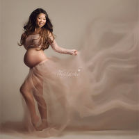 Maternity Tulle Photo Shoot Skirt and Tops Sets Maternity Photography Tulle Dress Pregnancy Long Tulle Photography Outfits