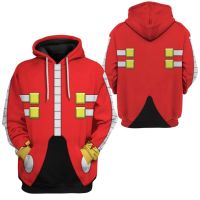 2020แฟชั่น3D พิมพ์โซนิค Dr Eggman 3d H Oodiesเสื้อฤดูหนาวฤดูใบไม้ร่วงตลกฮาราจูกุ Hoodies แขนยาวท็อปส์