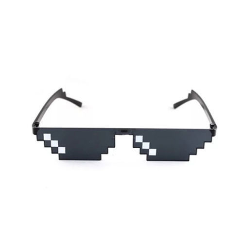 แว่นตากันแดดตลกประติมากรรมทรายตลก-tiktok-สุทธิพิกเซลสีแดงโมเสคแว่นตากระโดด-di-เล่นชุดบุคลิกภาพเย็น-x