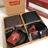 #พร้อมส่ง Levi’s กระเป๋าสตางค์+เข็มขัด