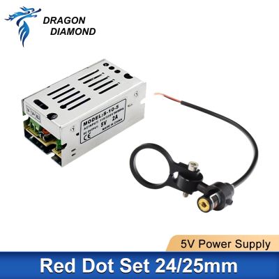 CO2 Diode Module Red Dot Set Positioning DC 5V Laser Engraver CO2 Laser Lens For DIY Co2 Laser Engraving Cutting Head