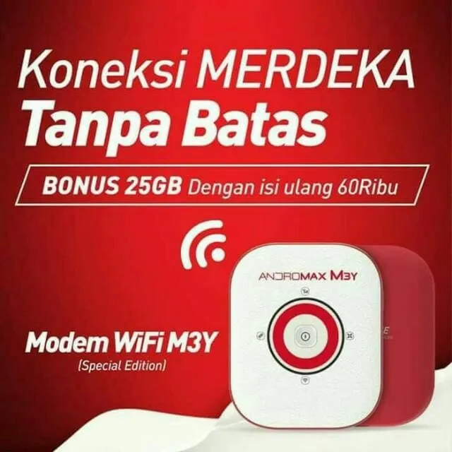 Harga Heboh Mifi Modem Wifi 4g Smartfren Andromax M3y M3z Free Perdana Kuota 30gbmodem Wifi