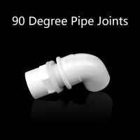 Heavy Duty Aquarium Elbow Bulkhead Connector 20 25 32mm PVC 90 Degree Pipe Joints Fish Tank Pond Outlet Drain Fitting 1 Pcs Pipe Fittings Accessories