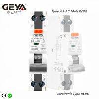 GEYA GYR10N-40อิเล็กทรอนิกส์ประเภท RCBO 18มม. 230V 1P + N เบรกเกอร์กระแสไฟตกค้างใน6KA ที่มีการ40A มากเกินในปัจจุบัน