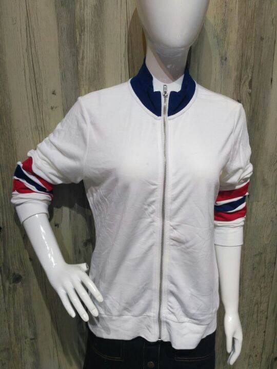 No Boundaries NOBO Ladies White Bomber Jacket Overruns Lazada PH