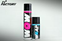 LUBE71 สเปรย์ล้างโซ่ WOW EXTRA (350 มล.) + สเปรย์หล่อลื่นโซ่ WRAP (200 มล.)