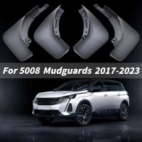 บังโคลนรถยนต์สำหรับ Peugeot 5008 GT อุปกรณ์เสริมสำหรับรถยนต์บังโคลนหน้าหลังชายบันไดกันชนรถยนต์2017 2020 2022 2023