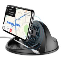 10W Fast ชาร์จไร้สายสำหรับ iPhone X 11 12 13 Samsung S9 Qi Wireless Charger Car Mount แดชบอร์ดผู้ถือโทรศัพท์รถยนต์