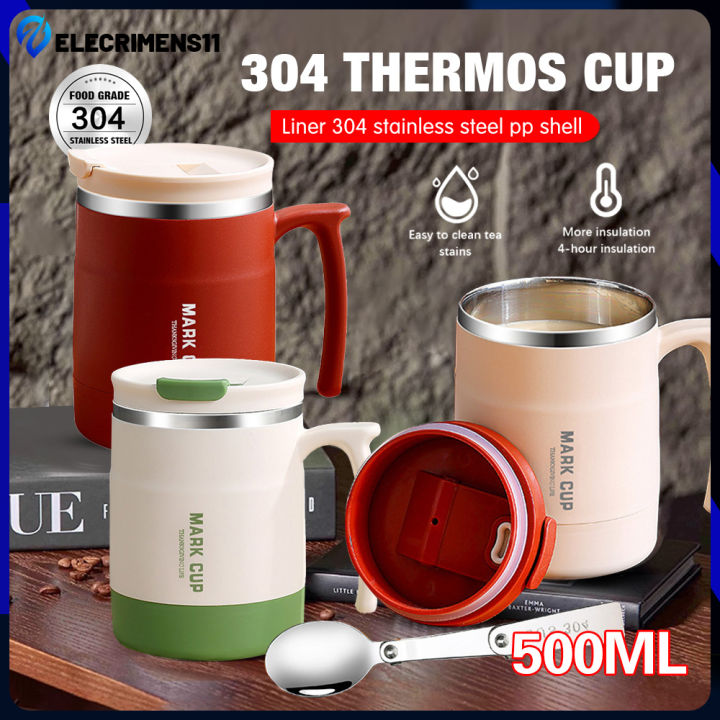 380ml/500ml Coffee Mugs 304 Stainless Steel Hot Cold Thermal