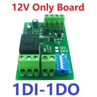 โมดูลรีเลย์ Rs485 Dc 12V 1/2/4/8/12แยกช่องแบบ Di-Do Plc Io บอร์ดขยายโมดูล Modbus รหัส01 05 15 03 06 16