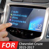 กระจกเทมเปอร์หน้าจอนำทางของรถยนต์ GP S ฟิล์มกันรอยสำหรับ Chevrolet Cruze 2015 2016 2017