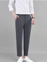 BGBG - Fashion Casual Slacks Cropped Pants X201 กางเกงสแล็คชาย 5ส่วน สไตย์เกาหลี กางเกงขายาวชาย