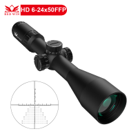 Red Win  Seasons HD 6-24x50FFP  30mm Monotube 1/10Mil Turret  Mil Dot Reticle Zero Lock 20 yds Focus