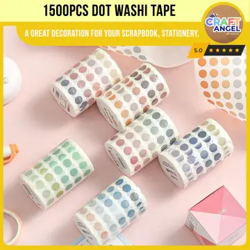 Washi Tapes Dots Stationery, Adhesive Dots Scrapbooking