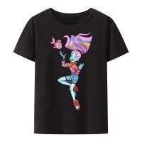 American Fashion Doll Anime Monster High Y2k Tshirt Lovely Comics Cool Breathable Character Women Summer Tee XS-6XL