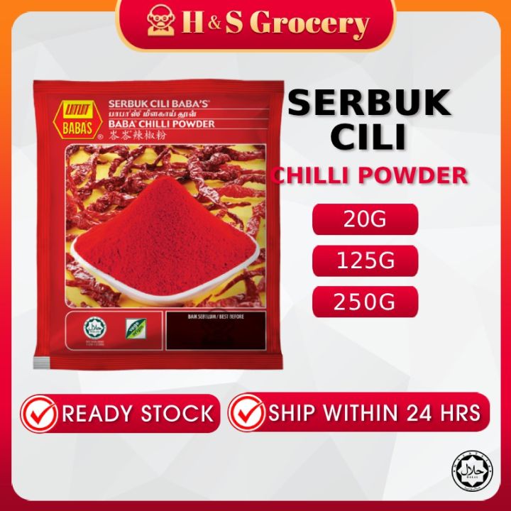 Babas Serbuk Cili Chilli Powder [halal] [ready Stock] Lazada