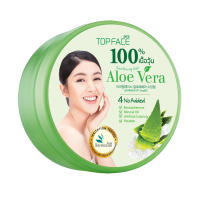 เจลว่านหางจระเข้ เนื้อวุ้น ครีมบำรุงหน้า ผิวกาย  arra TOPFACE ALOE VERA SOOTHING GEL 300 g.อาร่า ท็อปเฟซ อะโล เวร่า ซู้ตติ้ง เจล