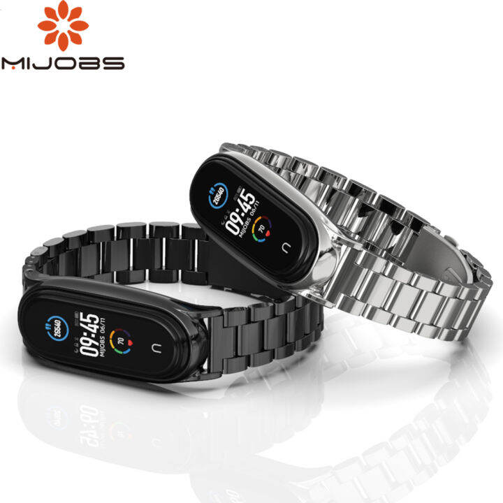 mijobs-สำหรับวง-xiaomi-mi-4-mi-5-mi-band-6-mi-สมาร์ท6-mi-สมาร์ท6สายรัดโลหะสำหรับวง-xiaomi-mi-5-global-รุ่น-mi-band-สแตนเลส3สายนาฬิกาสายรัดข้อมือ