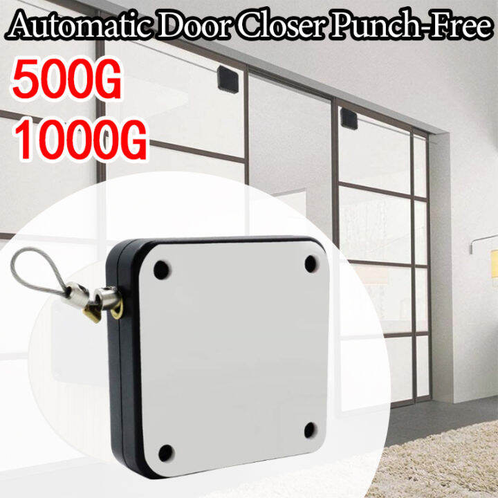 Door closer Non punching Sliding Spring door closer Household Metal