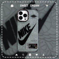 เคสซิลิโคนกันตกสำหรับ IPhone 14 11 12 13 Pro Max เคสเคสโทรศัพท์มีลาย Nike ภาษาอังกฤษสีดำ