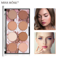 Miss Rose Cosmetic 8 Color Waterproof Concealer Highlight Powder Bronzer Palette