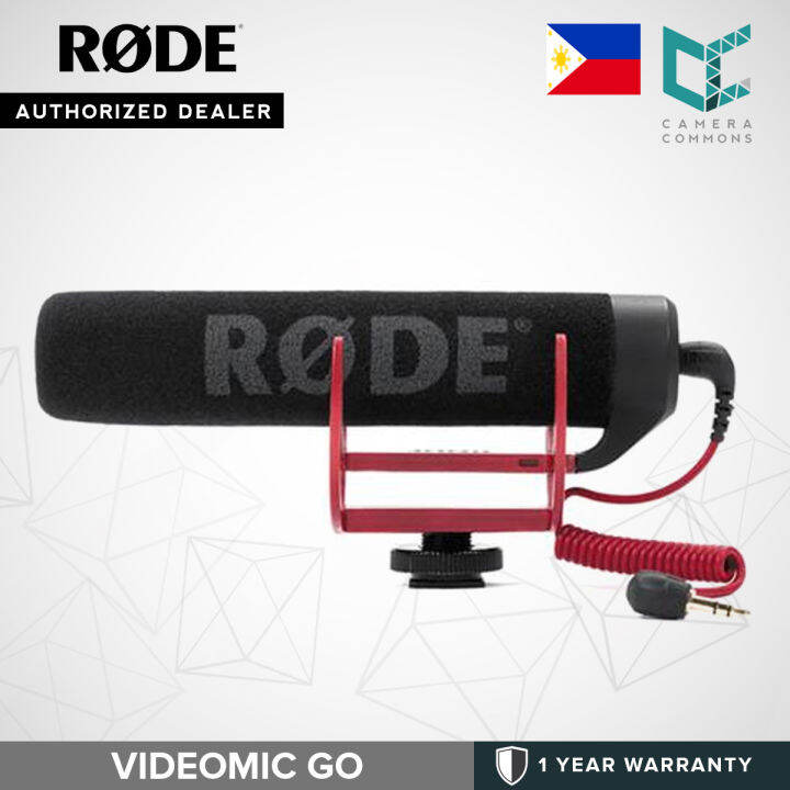 Rode VideoMic Go Lightweight Directional Microphone Audio for DSLR