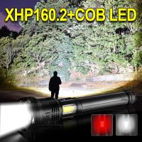 โคมไฟ XHP70ไฟฉายยุทธวิธีชาร์จได้ XHP90ไฟคุณภาพสูง18650ก้อนไฟฉาย LED ทรงพลัง